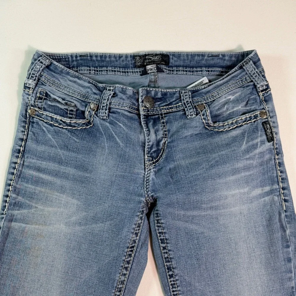 Silver Jeans Co Aiko Mid Bootcut Jeans‎ Medium Wash Blue W32 L32 L83717SAI240